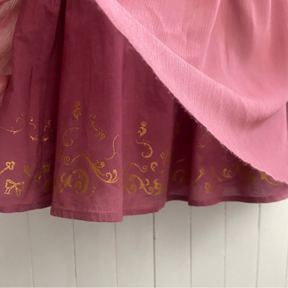 Mexx dusty rose ruffle dress Sz 7 - Picture 11 of 16